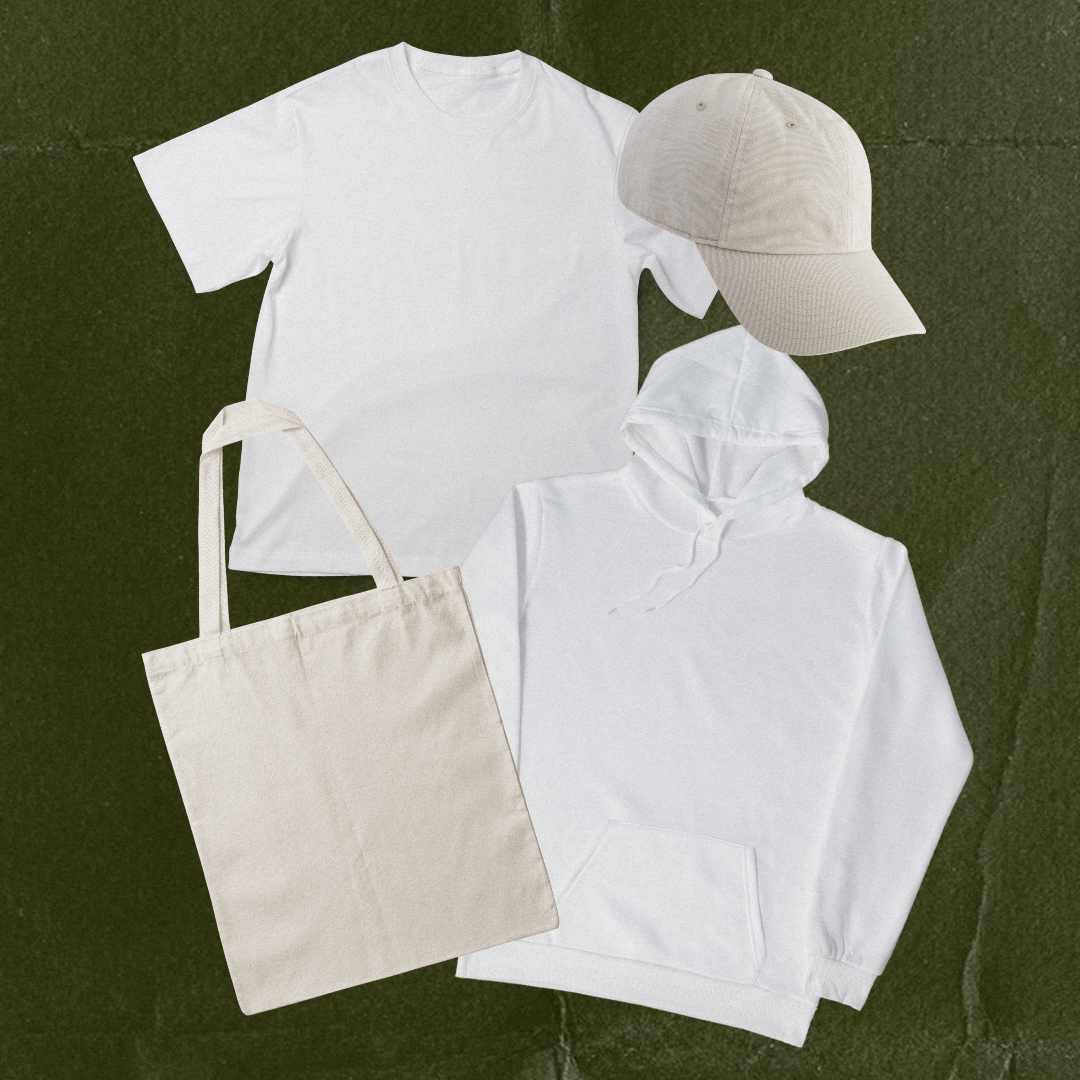 Merch para tu marca como camisetas hoodies gorras o totebags