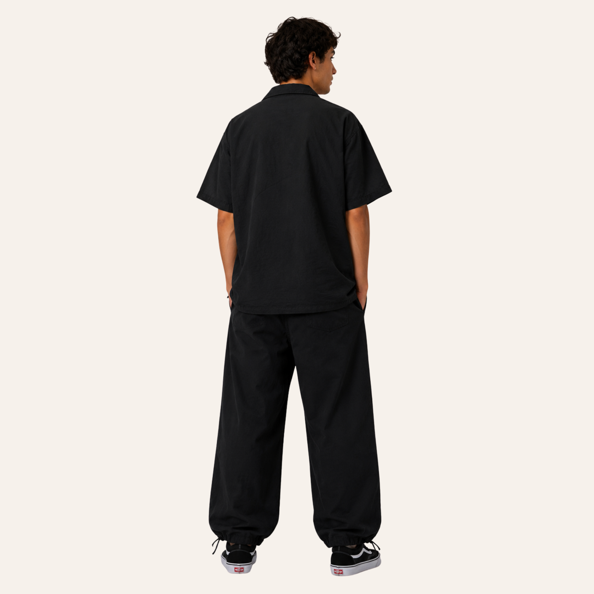 Camisa Cruzada - Negra