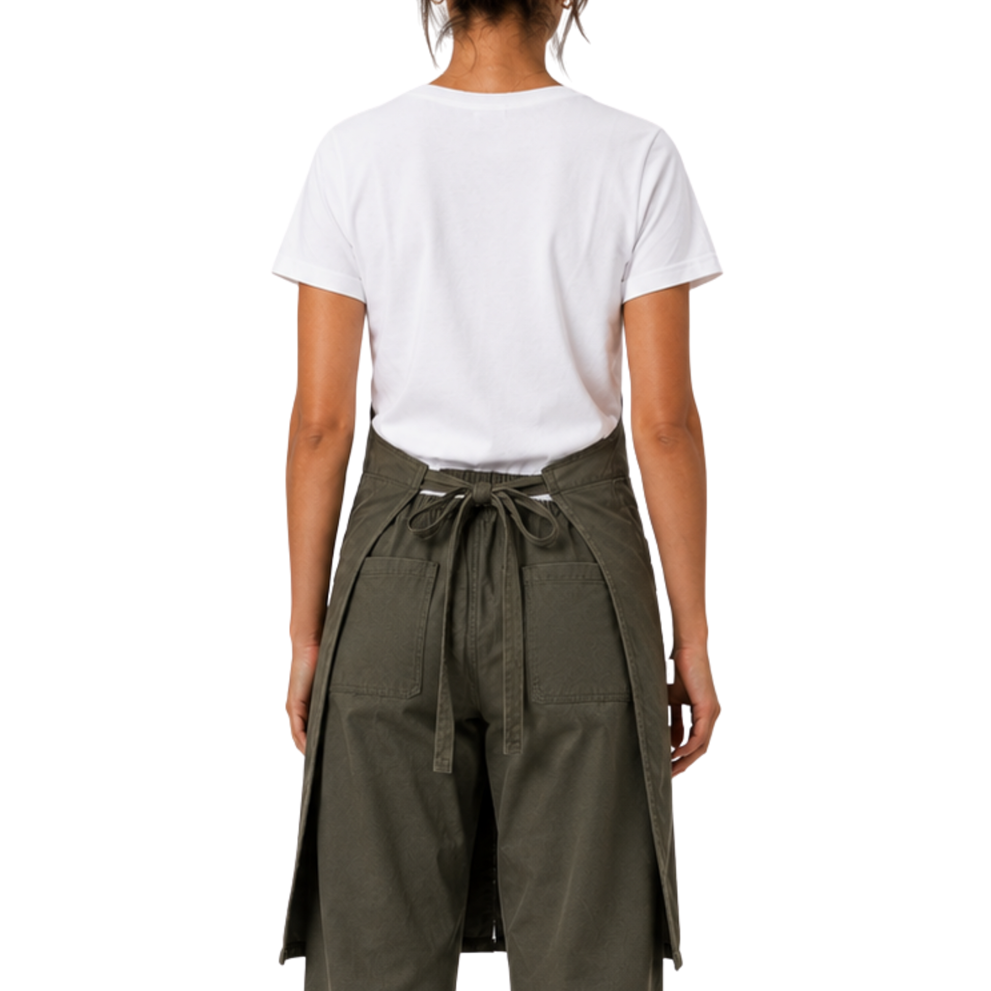 Delantal 2 en 1 - Verde Militar
