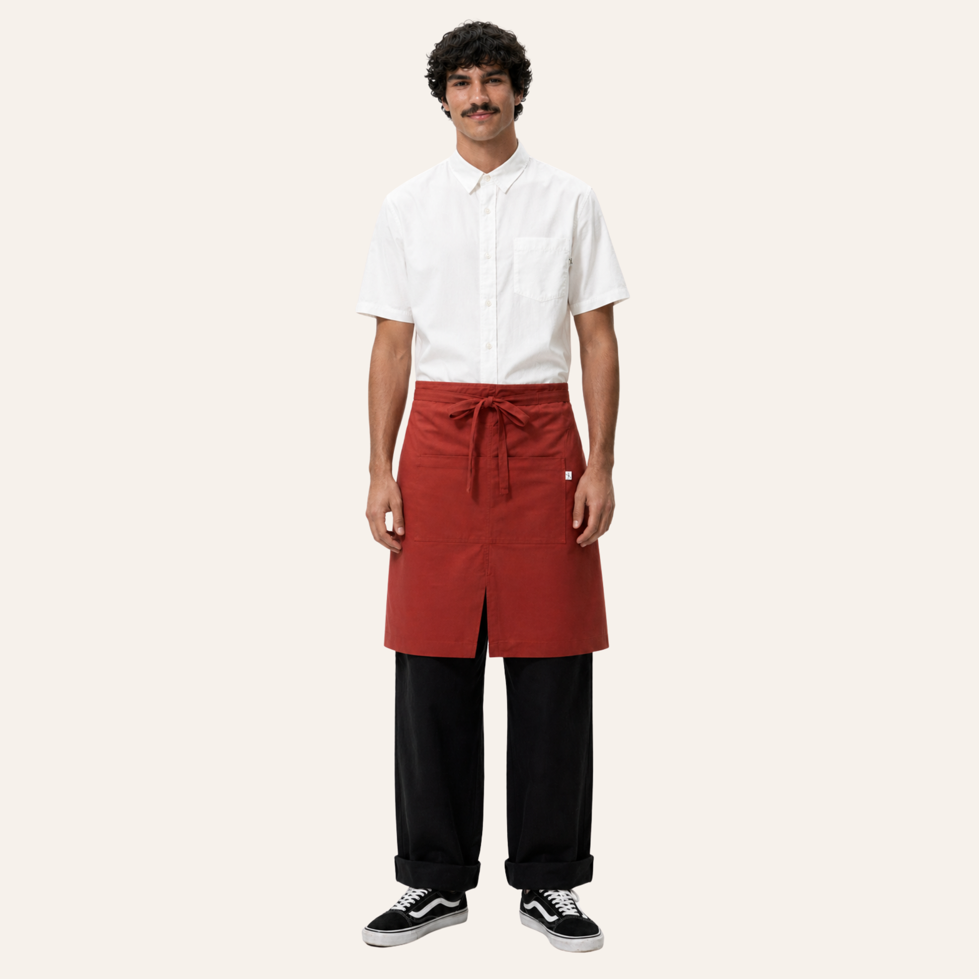 Delantal 2 en 1 - Terracota