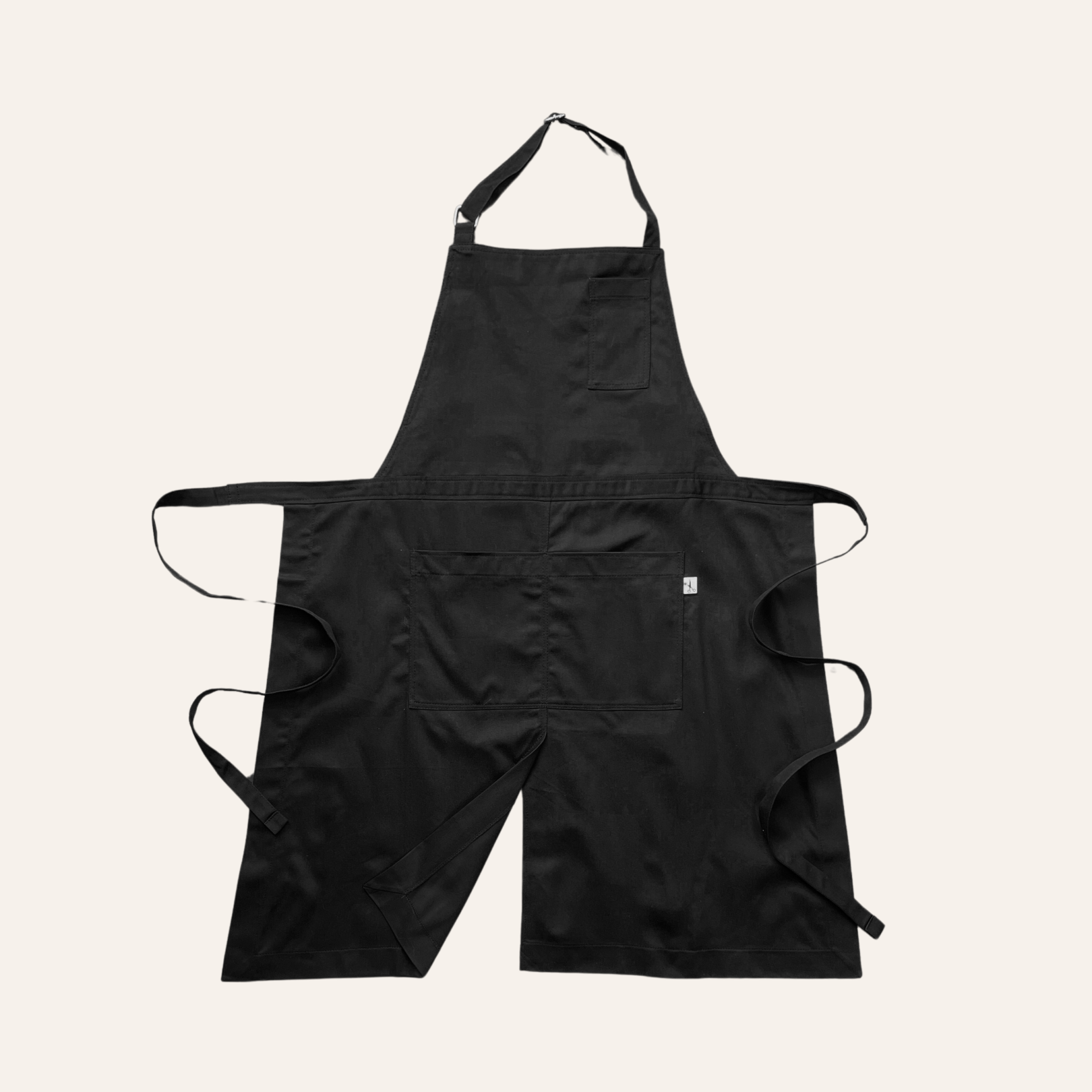 Delantal 2 en 1 - Negro