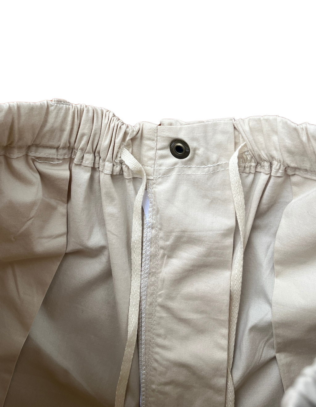 Pantalón Cargo - Crema
